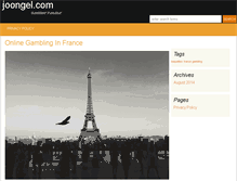 Tablet Screenshot of joongel.com